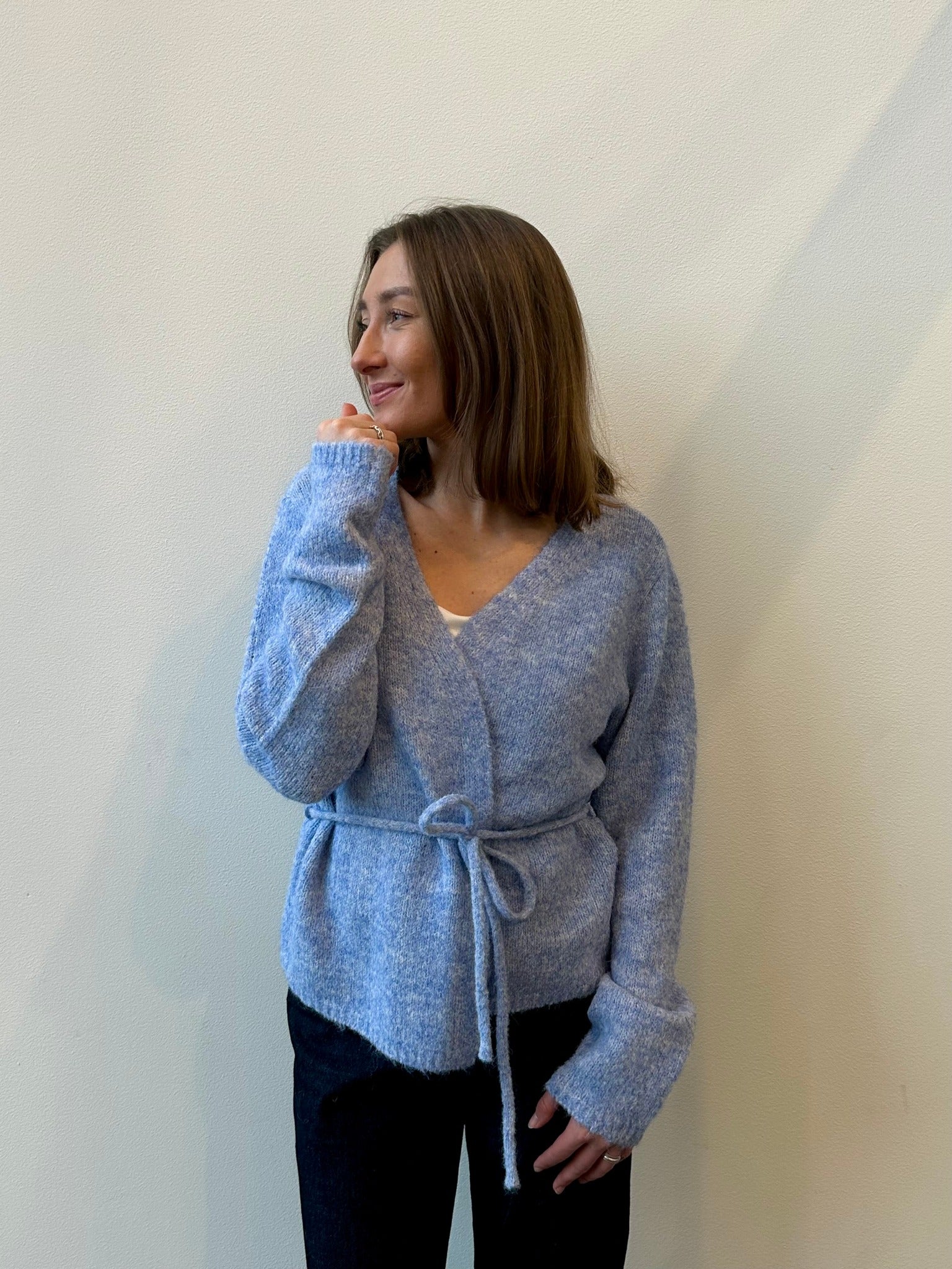VMSORRENTO Knit Cardigan - Cashmere Blue